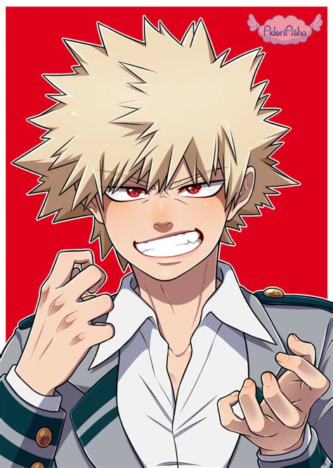 Fanart Katsuki Bakugou By Aderiarts On Deviantart