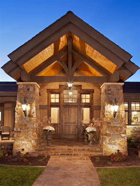 From modest family homes to sprawling estates, we have a rustic ranch style home plan for everyone. Rustic Exterior Home Design Ideas, Remodels & Photos