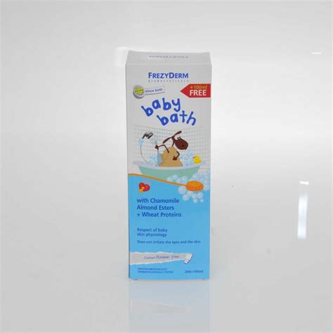 It gently cleanses and moisturises the skin, removing dead skin cells and increasing elasticity. Frezyderm Baby Bath, 200ml + 100ml Free