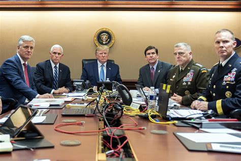 Situation Room 2 Photos Capture Vastly Different Presidents Business
