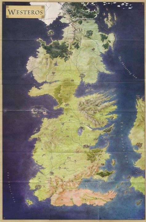 A Song Of Ice And Fire Westeros By Keyser94 On Deviantart Fantasy Map