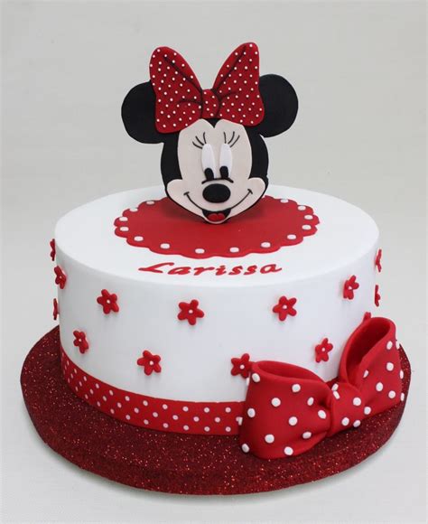 Red Minnie Mouse Cake Violeta Glace Proyectos Que Intentar Pastel