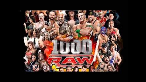 Wwe Raw 1000 Theme Song Tonight Is The Nightdownload Link Youtube