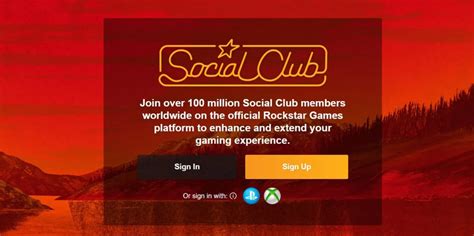 Rockstar Games Sign In Social Club Join Over 100 Million Social Club