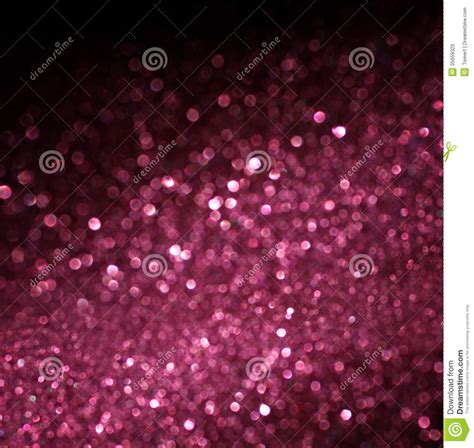 Pink Abstract Glitter Bokeh Lights Background Defocused Lights Stock