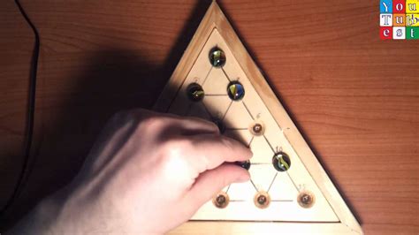 Peg Board Game - Marble Triangle Solitaire 10 Solutions ...
