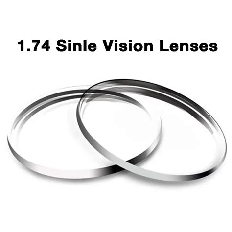 new 1 74 single vision lenses for men and women clear optical single