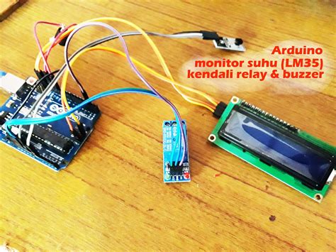 Membuat Alat Monitor Suhu Temperature Dan Kendali Relay Serta
