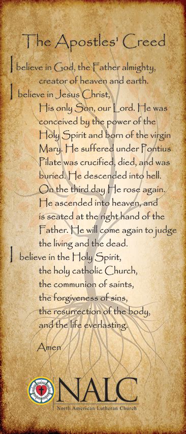 Traditional Series The Apostles Creed