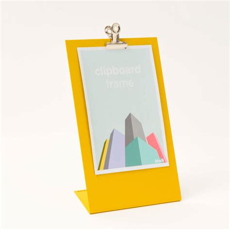 Medium Clipboard Photo Frame By Block Design