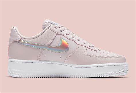 Iridescent Swooshed Nike Air Force 1 Low Barely Rose Is Available Now