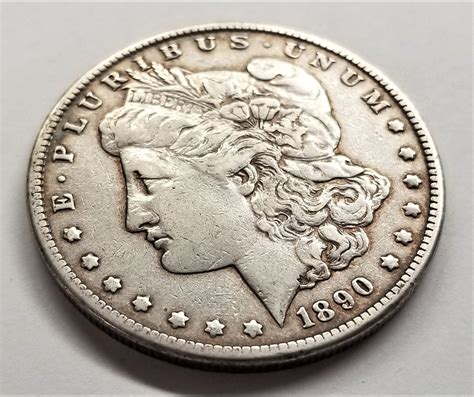 1890 Cc Vf Morgan Silver Dollar