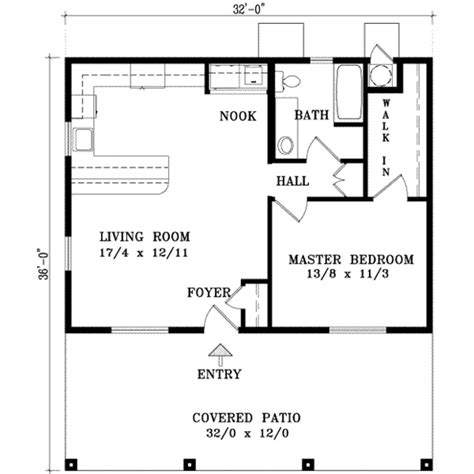 1 Bedroom House Floor Plans With Pictures Traditional House Plan