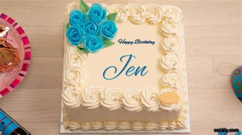 🎂 Happy Birthday Jen Cakes 🍰 Instant Free Download