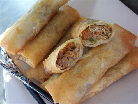 Vietnamese spring rolls are called cha gio. Ginger Pork Spring Rolls Recipe - Food.com