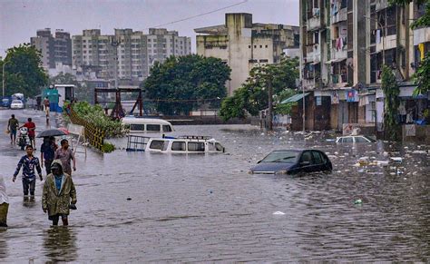 In Pictures Heavy Rain Lashes India Flooding In Many Parts Of The Country