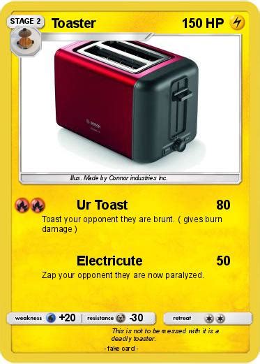 Pokémon Toaster 98 98 Ur Toast My Pokemon Card