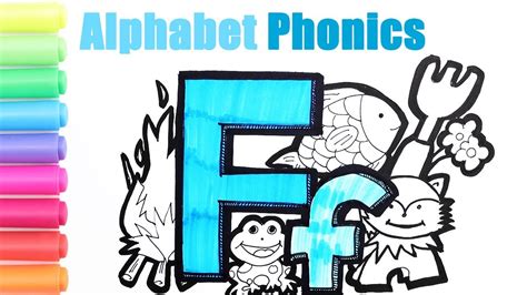 Or perhaps you have a home aquarium they love to gaze. Alphabet Coloring Pages for kids| How to read and spell|F is for Fire Frog Fox Fish Fork Flower ...