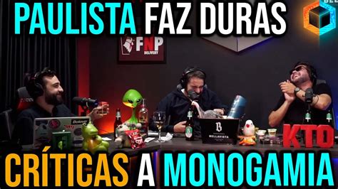 Paulista Faz Duras Cr Ticas A Monogamia Cortes Do Caixa Preta Youtube