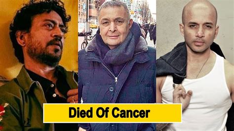 Bollywood Actors Who Died Of Cancer 2021 Irrfan Khan Sushant Singh Rajput Rishi Kapoor