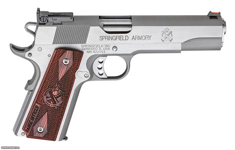Springfield 1911 Range Officer Stainless 45 Acp 5 7rd Pi9124l For Sale