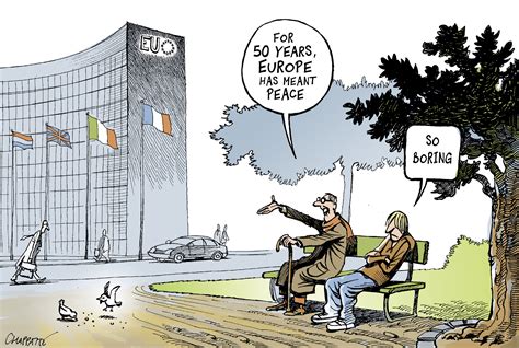 Europe Is 50 Years Old Globecartoon Political Cartoons Patrick Chappatte
