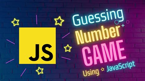 Number Guessing Game Using Javascript Javascript Mini Project For Beginners Youtube
