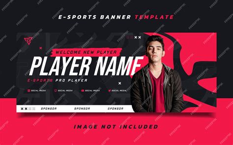 Premium Vector Esports Gaming Banner Template With Logo For Social Media