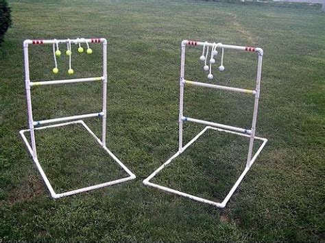 It deals with hitting the ball with the clubs and to put them inside a series of holes. How to Build a Ladder Golf Outdoor Game - QUICK & EASY ...