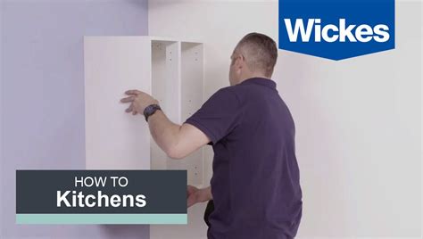 If cabinets are not coming off the wall after all screws were removed. How to Hang Wall Cabinets with Wickes - YouTube