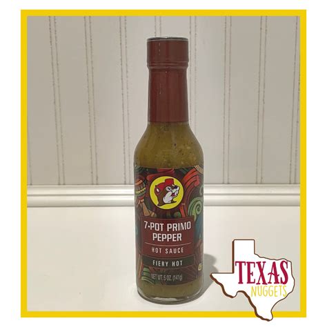 Buc Ees 7 Pot Primo Pepper Hot Sauce Texas Nuggets