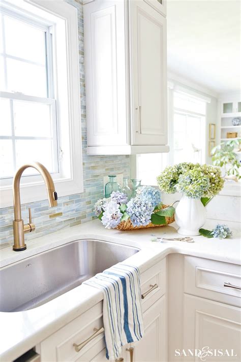 See more ideas about home diy, house, home. Summer Coastal Kitchen - Sand and Sisal