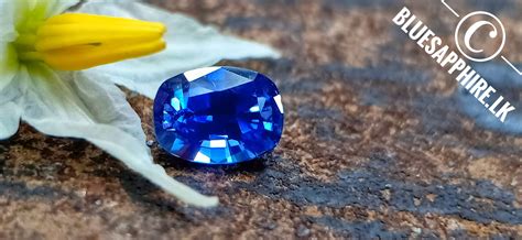 Natural Ceylon Royal Blue Sapphire 084ct Certified Blue Sapphire