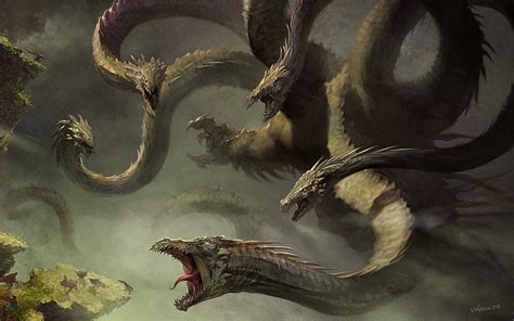 Hydra Hydra Is The Child Of Typhon And Echidna And Guards The Gates