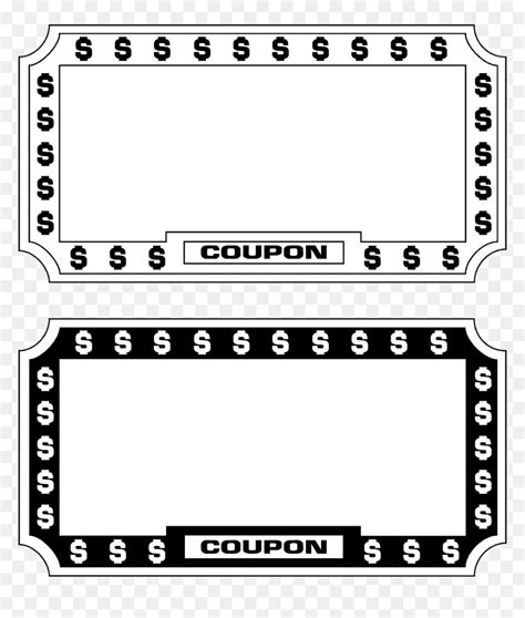 coupon outline template