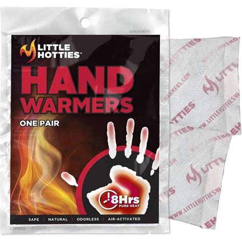Little Hotties Hand Warmers Pure Heat Air Activated 10 Pairs 8hrs