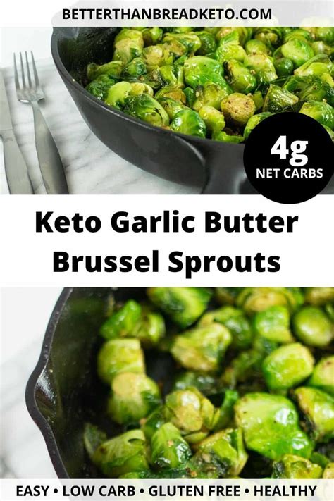 Freshly grated parmesan cheese (optional) salt and pepper. Keto Garlic Butter Brussel Sprouts | Better Than Bread Keto