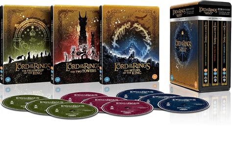 The Lord Of The Rings Trilogy Steelbook Collection Theatrical And Extended Edition K Ultra