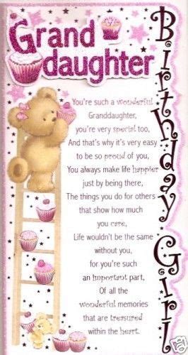 √ Happy Birthday Granddaughter Quotes And Images