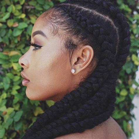 The ghana braids models, which hold an important place among the knitted hairstyles with very different 2019 ghana wavy hairstyles for black women. 51 Best Ghana Braids Hairstyles | StayGlam