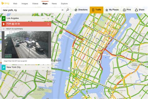 Note Traffic Cameras In Bing Maps