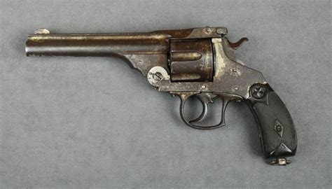 Antique European Copy Of A Smith And Wesson Top Break Da Revolver 44