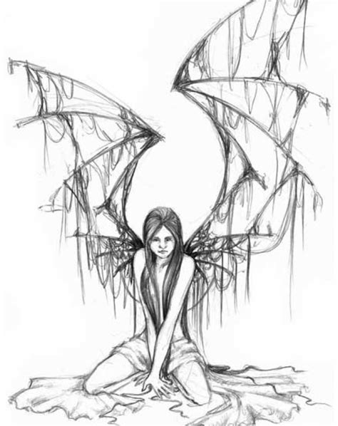 Gothic Fairy Drawing At Getdrawings Free Download