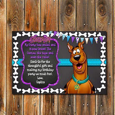 Scooby Doo Invitation Scooby Doo Birthday By Myprintablepartyline