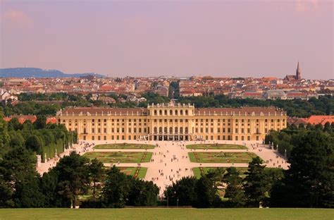European Palaces Schonbrunn Palace Vienna Austria Panorama
