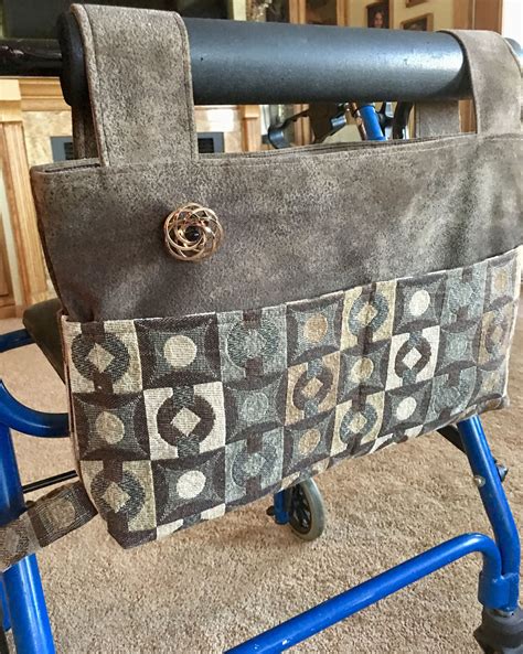 This is a good gift to give grandma either at her own house or to reserve a parking spot especially for her at your house. Elegant walker bag, Rollator, gift for grandma, nursing ...