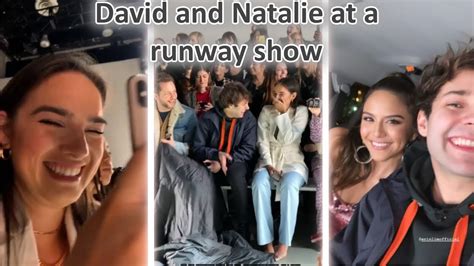 David Dobrik And Natalie At A Runway Show Vlogsquad Instagram