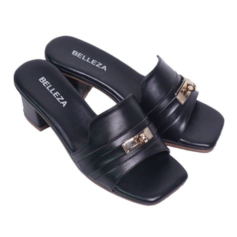 Jual BELLEZA MALL Sandal Heels HARPER All Colors Sendal Hak Tahu