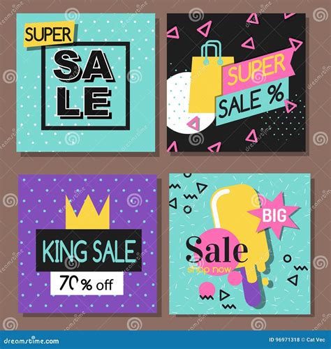 Vector Illustration Special Offer Big Sale Flayer Card Template Special