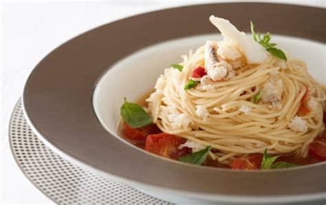 Either way you need one pack per. Crab Meat, Cherry Tomato and Basil Angel Hair - San Remo